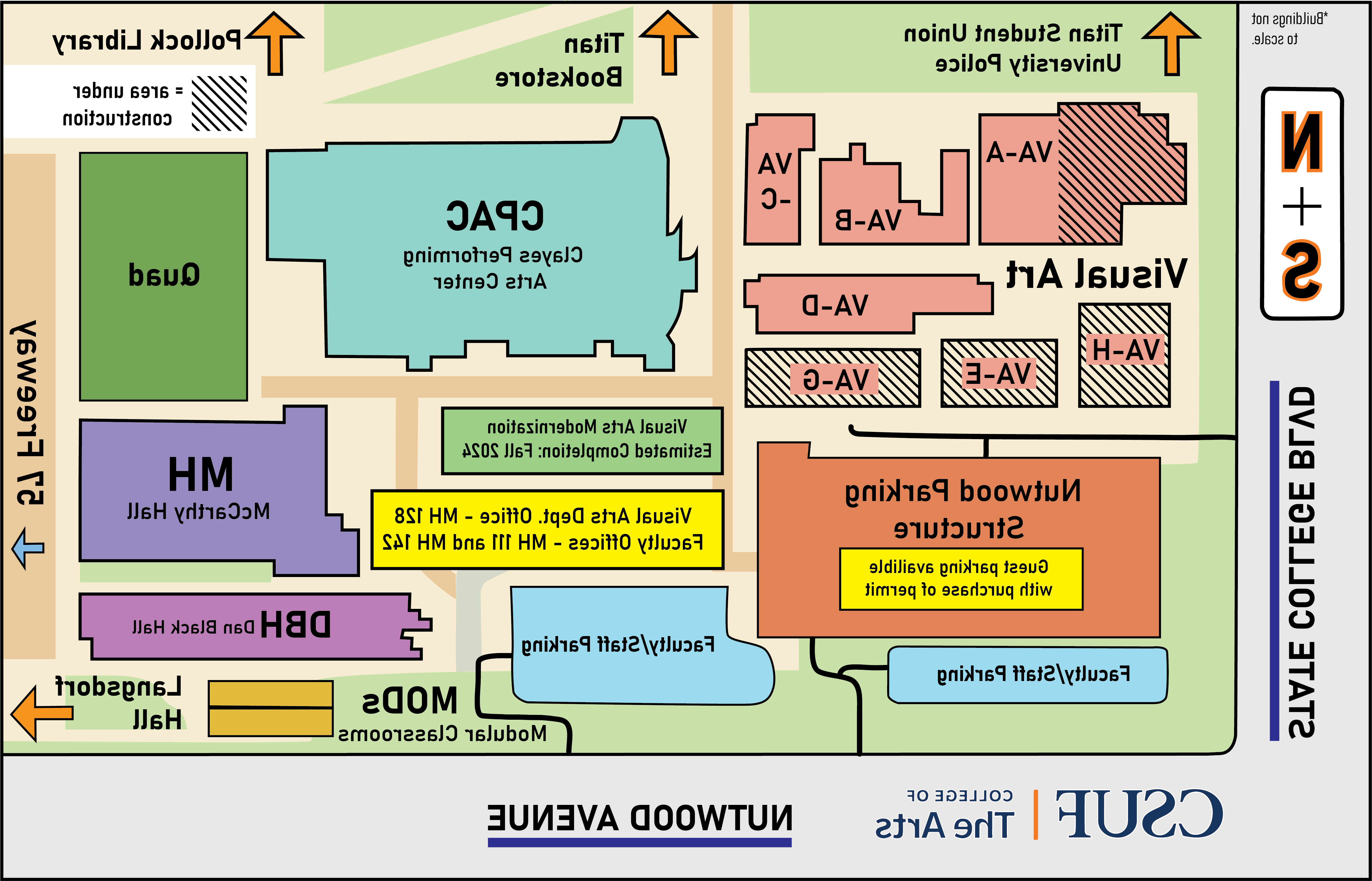 Visual Arts and campus locations